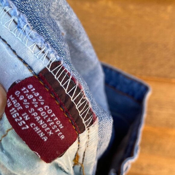 T & Y Fashion Straight High Waisted Cuffed Blue Jean Shorts Denim - Picture 7 of 13